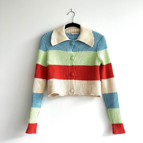 Zara Sweaters - Zara Striped Knit Sweater